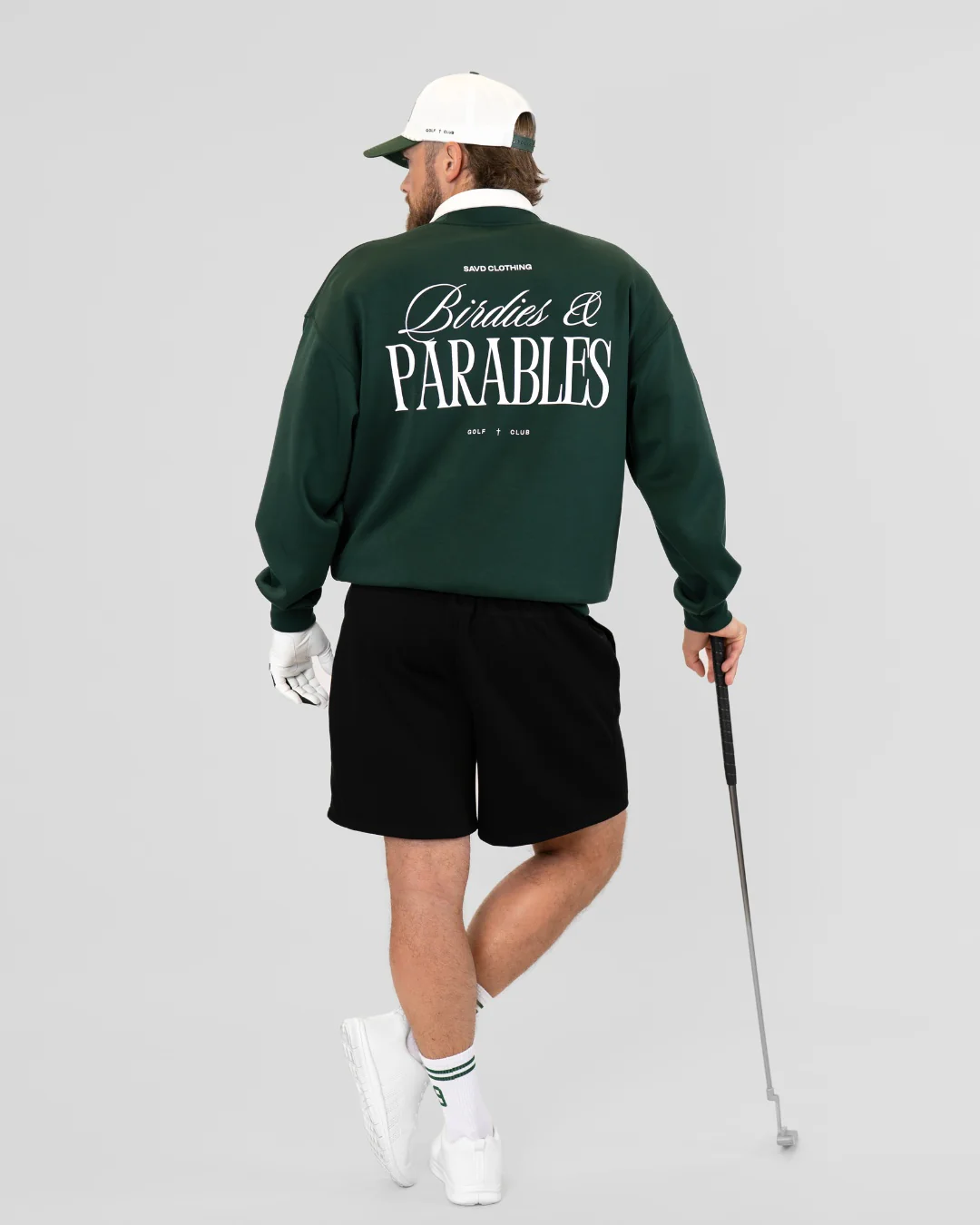 Birdies & Parables Golf Crewneck - Forest Green - Image 7