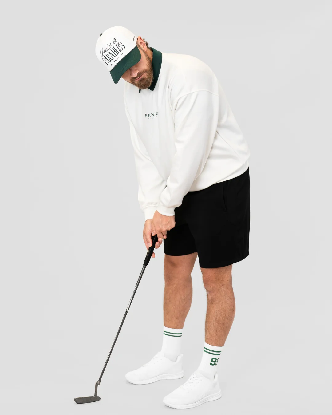 Birdies & Parables Golf Crewneck - OB White - Image 6