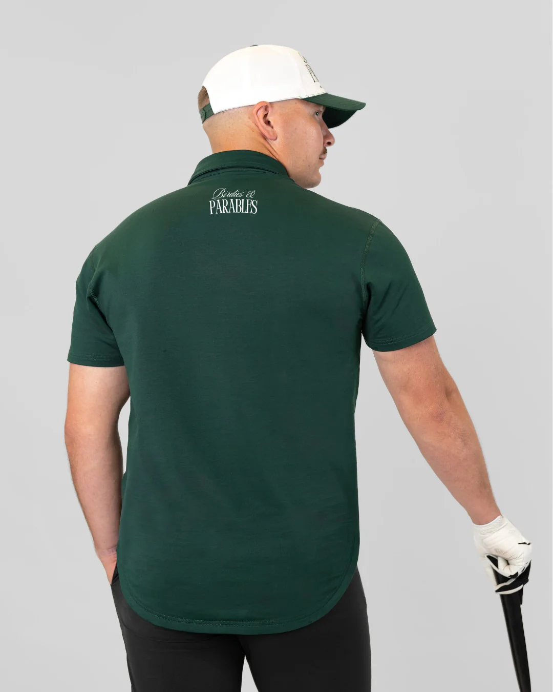 Birdies & Parables Golf Polo - Fairway Green - Image 4