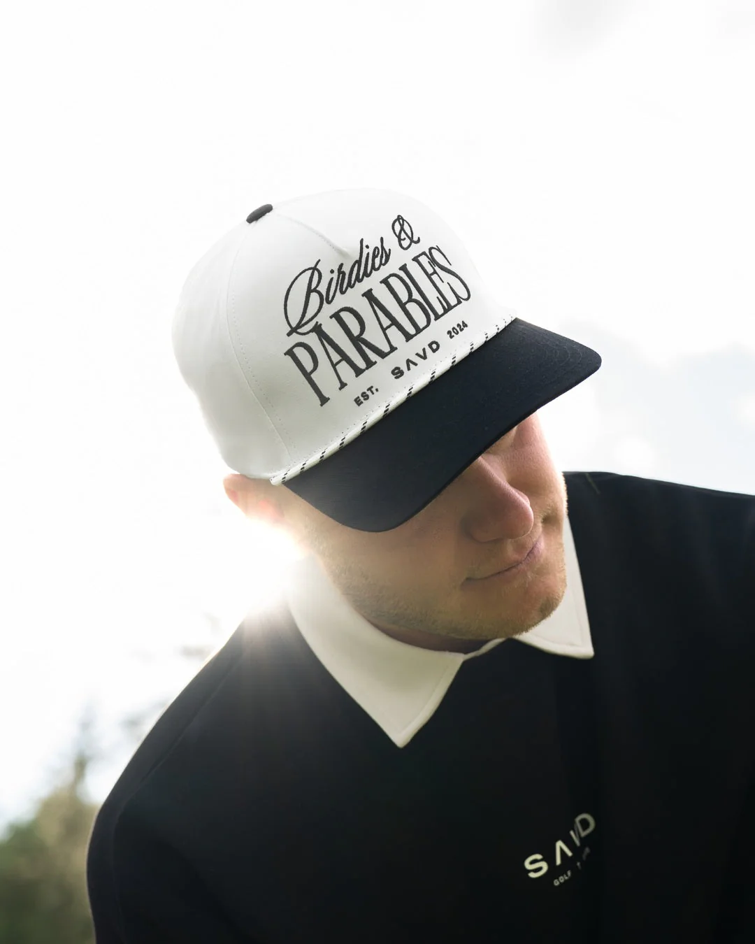Birdies & Parables Golf Rope Hat - Black - Image 4
