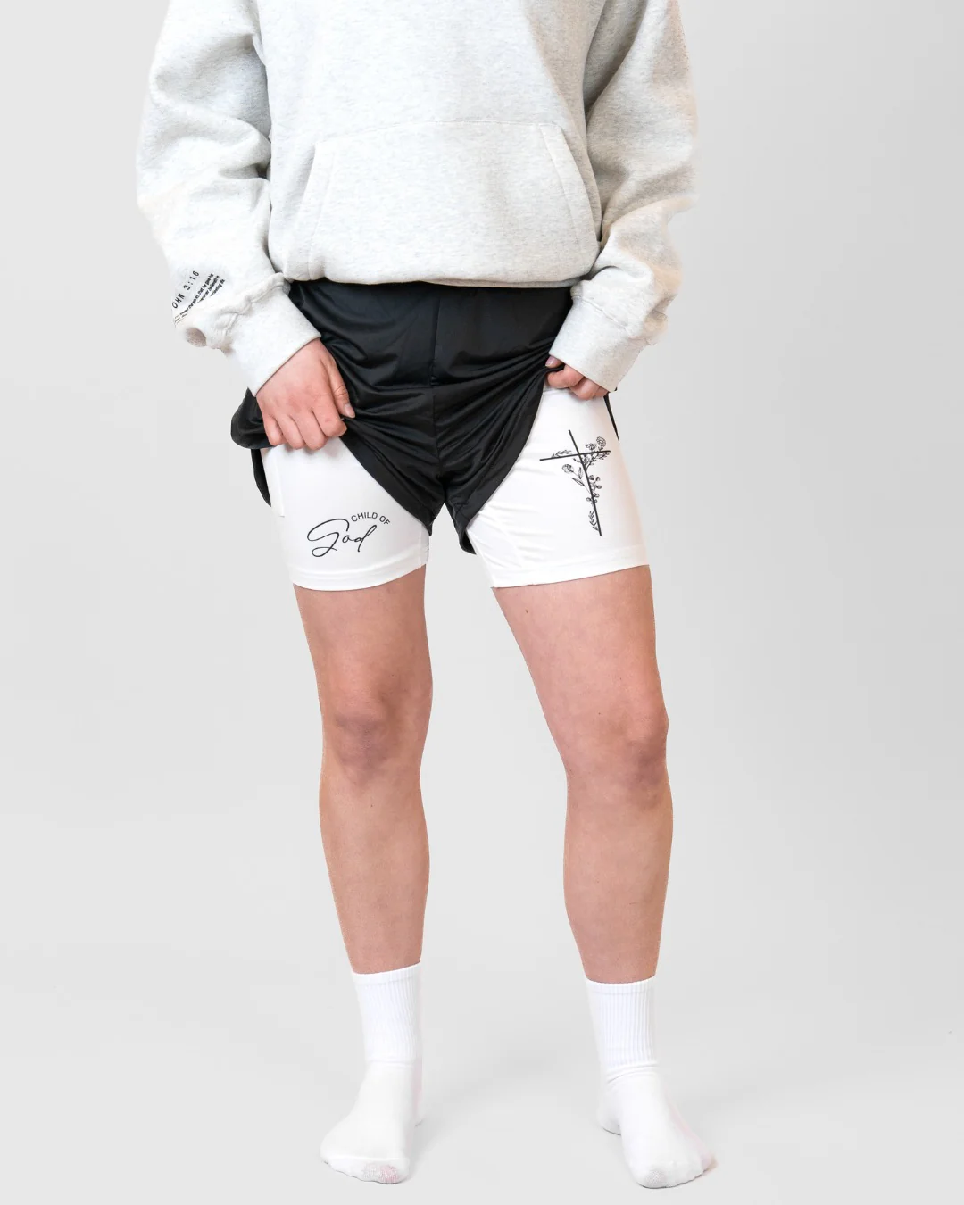 'Child of God' Girls Performance Shorts - Image 5