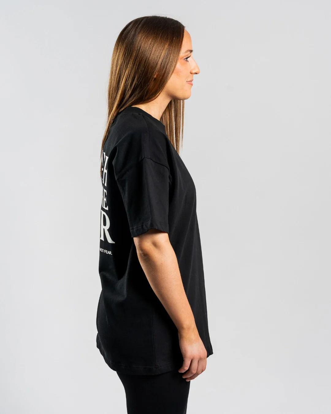 'Faith Before Fear' Women’s Oversized T-Shirt - Image 6