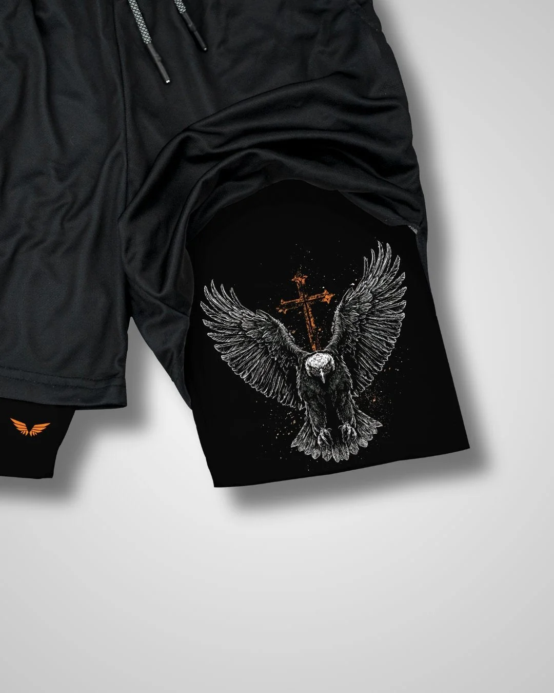 Isaiah 40:31 'Eagle’s Ascent' Men's Performance shorts - Image 3