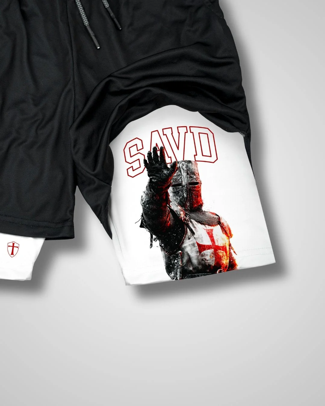 Isaiah 6:8 'Courage' Men’s Performance Shorts - Image 5