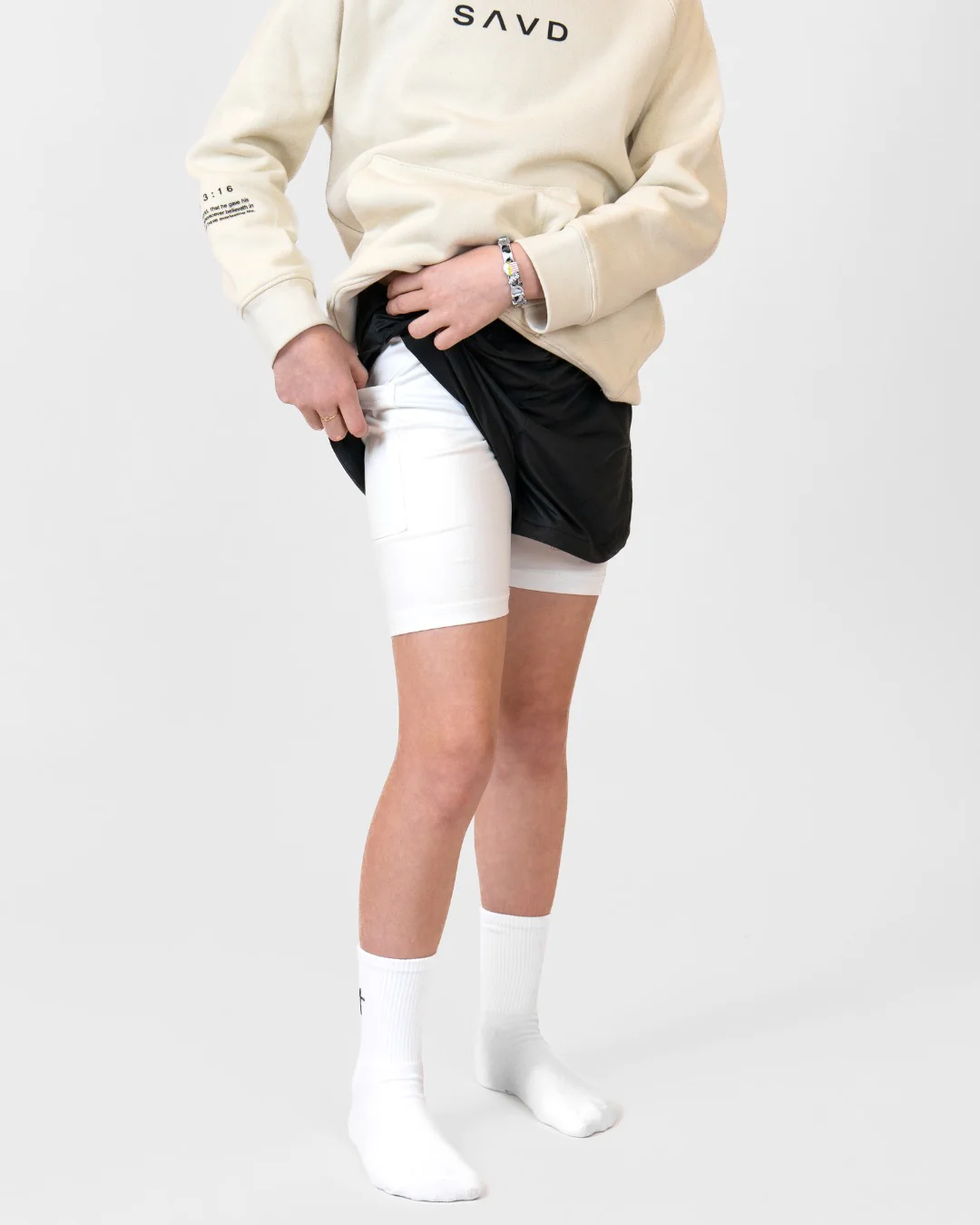 Jeremiah 29:11 'Flower of Hope' Girls Performance Shorts - Image 5