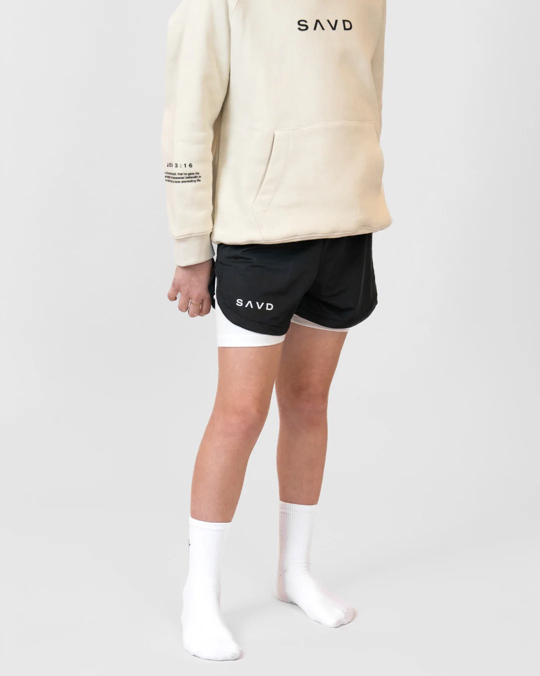 Jeremiah 29:11 'Flower of Hope' Girls Performance Shorts - Image 6