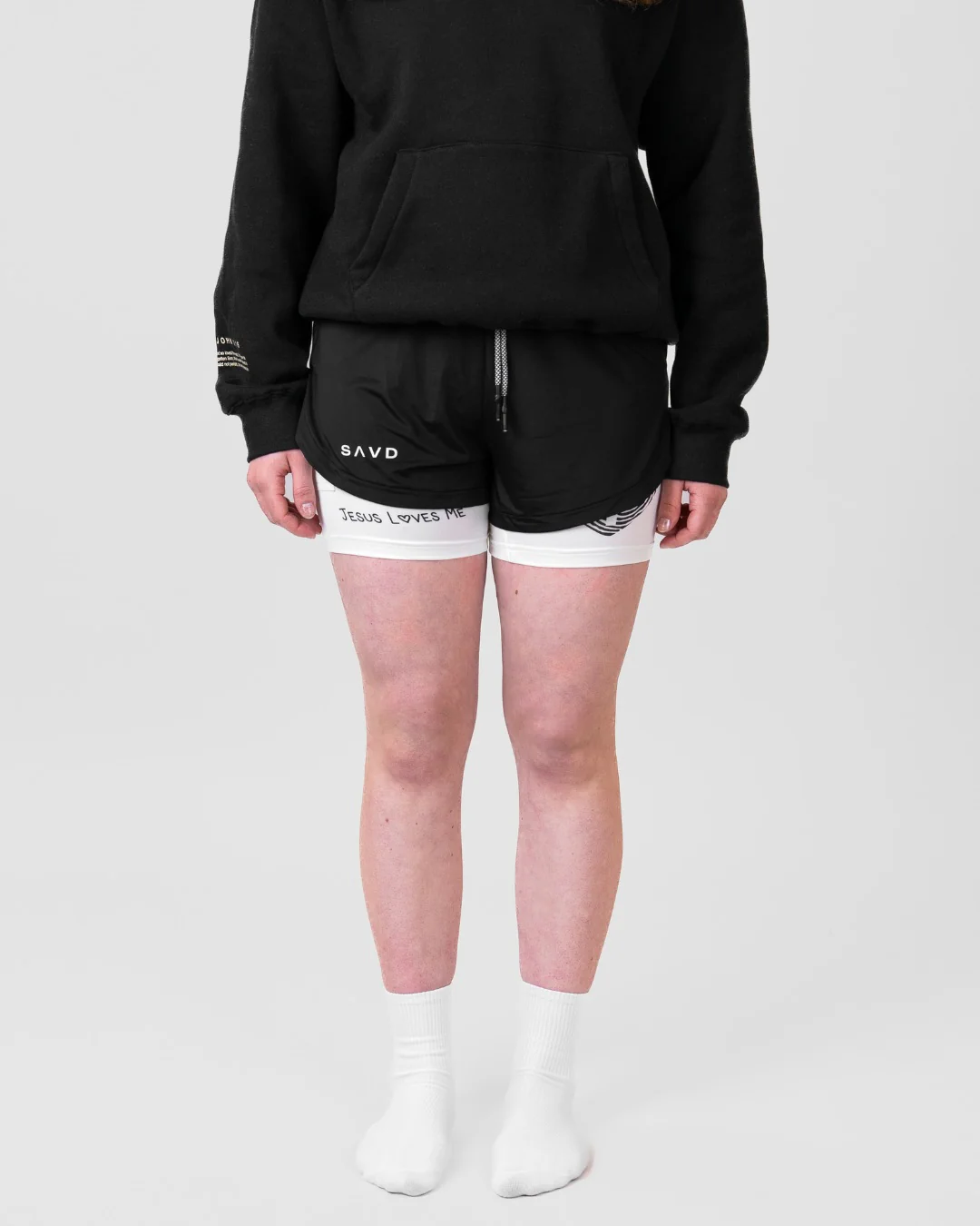 'Jesus Loves Me' Girls Performance Shorts - Image 4