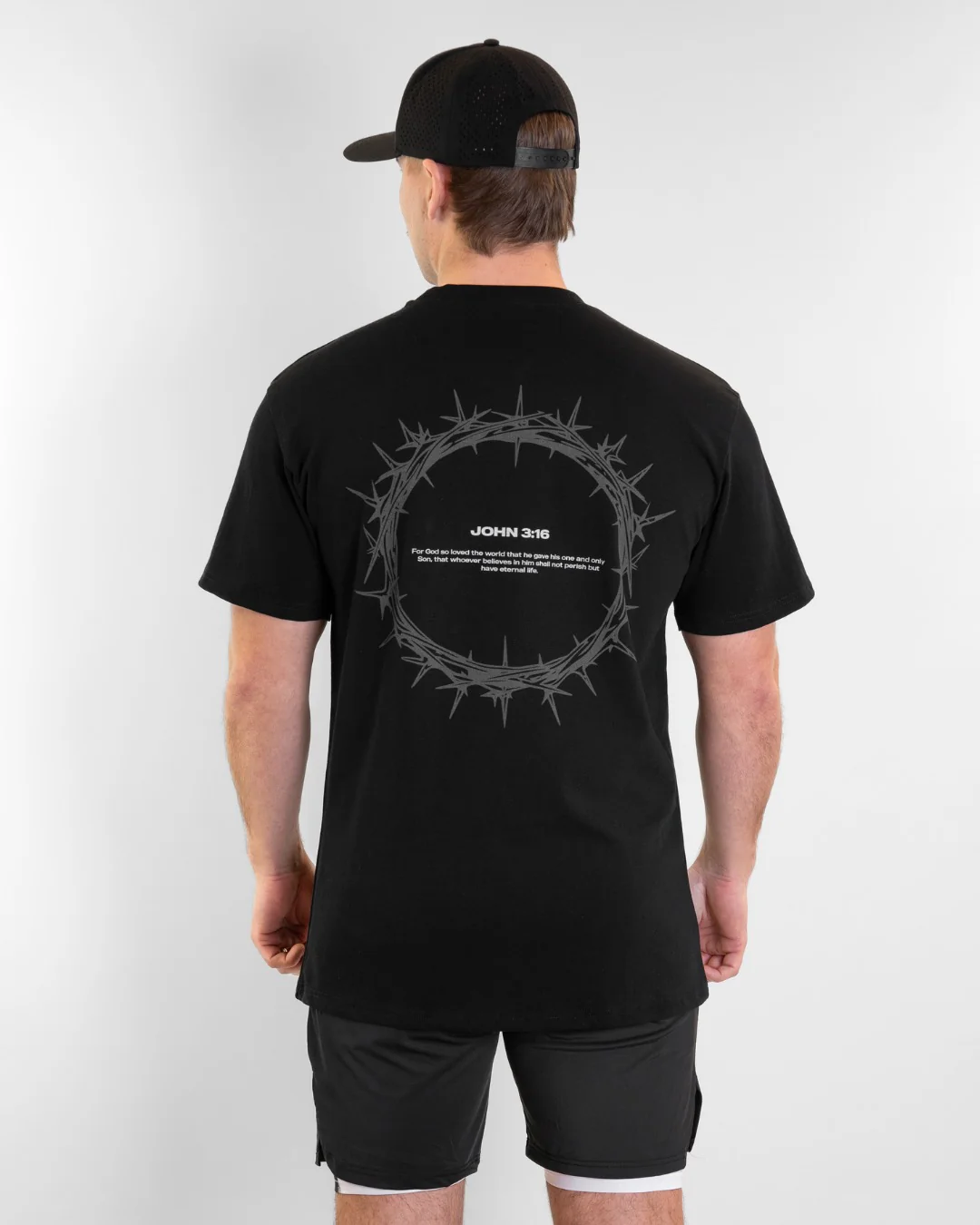 John 3:16 Crown of Thorns Oversized T-Shirt - Image 4
