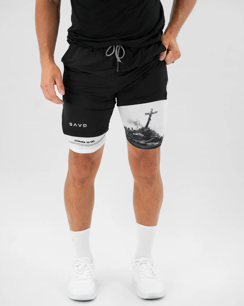 John 3:16 The Cross Performance Shorts - Image 6