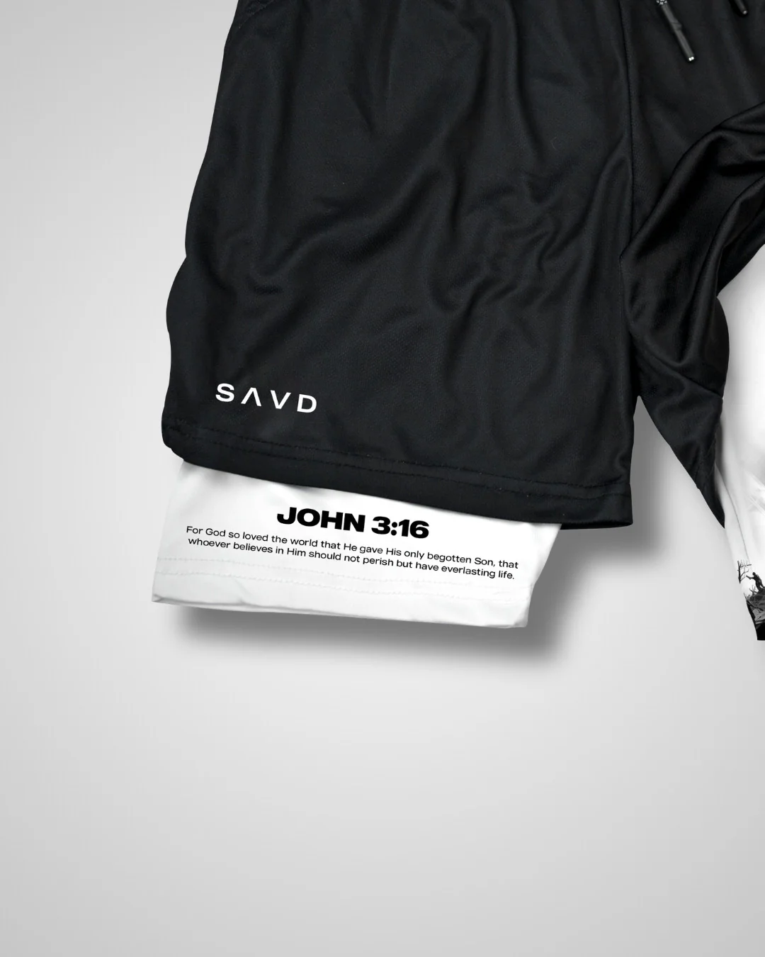 John 3:16 'The Cross' Youth Performance Shorts - Image 4