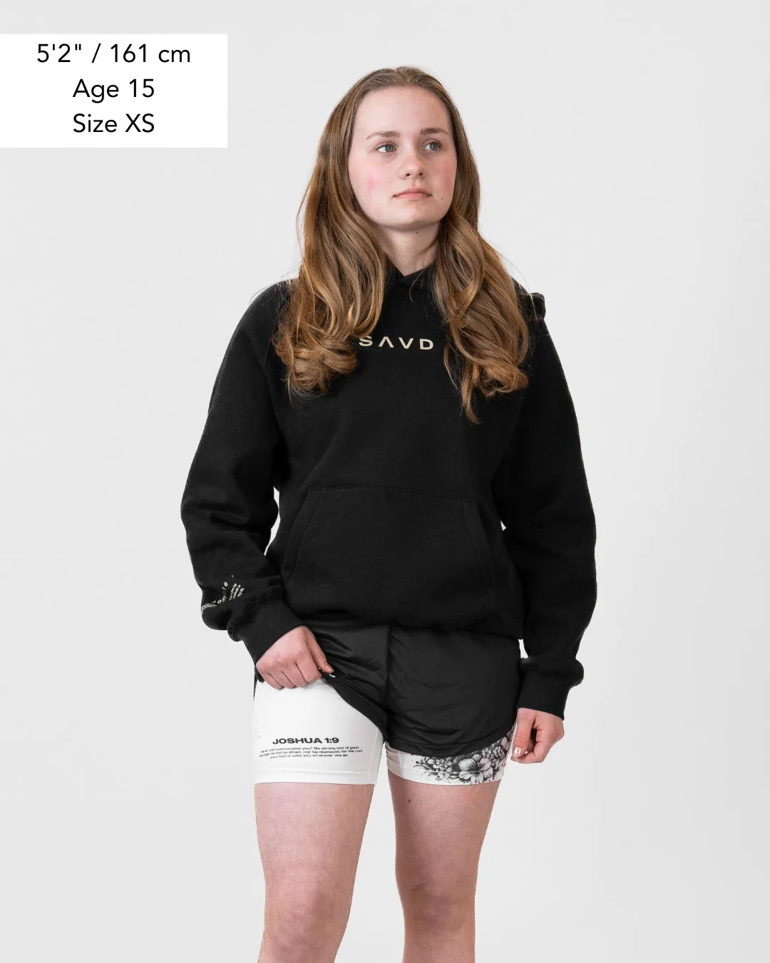 Joshua 1:9 'Courageous Roar' Girls Performance Shorts - Image 9