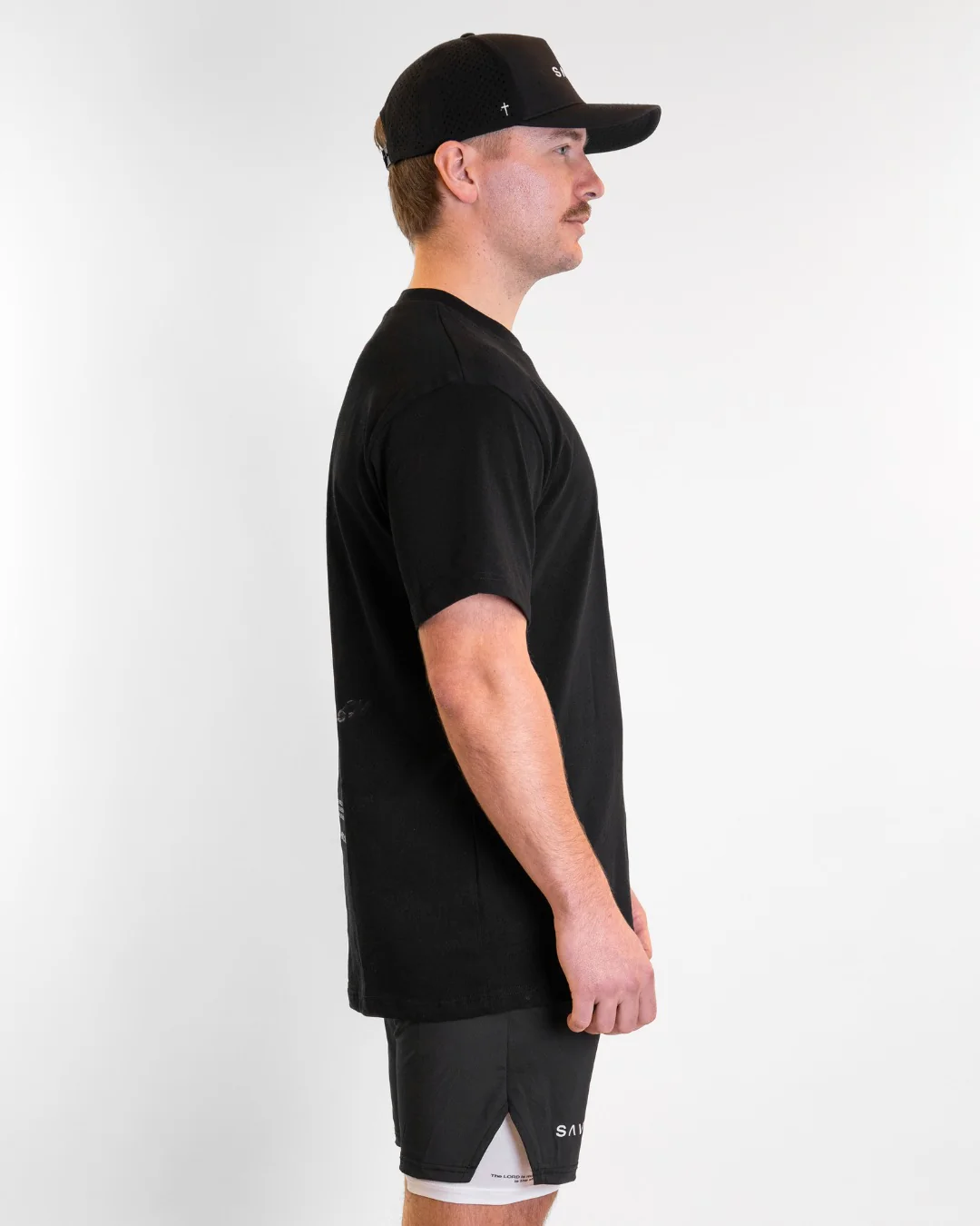 Matthew 11:28 Floral Cross Oversized T-Shirt - Image 5