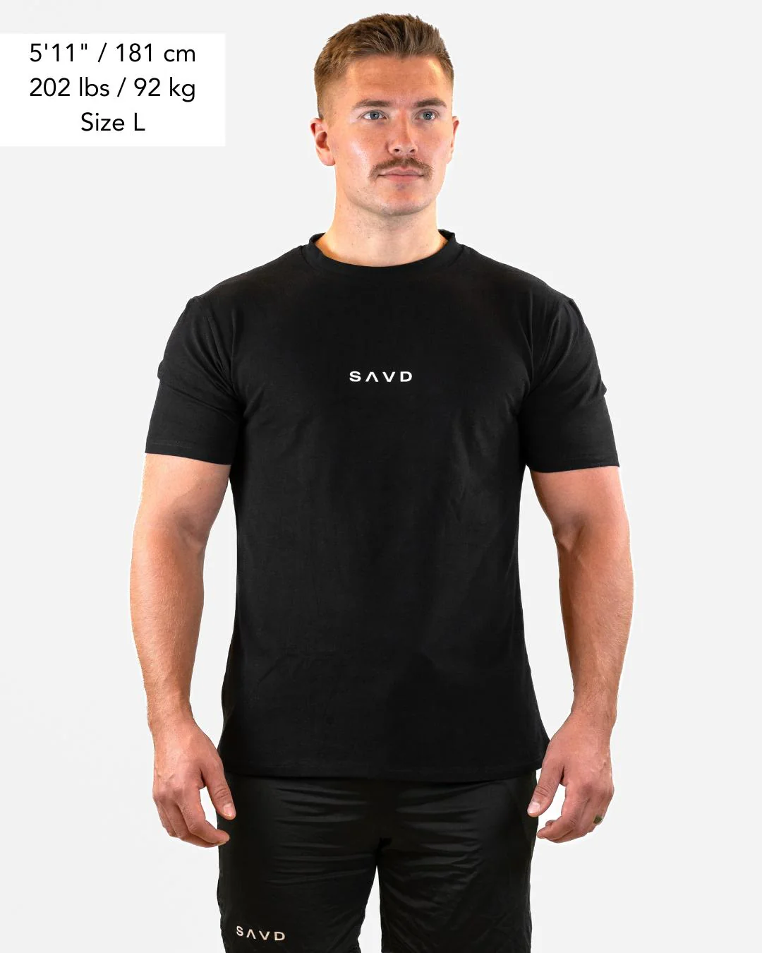 SAVD Performance T-Shirt - Black - Image 5