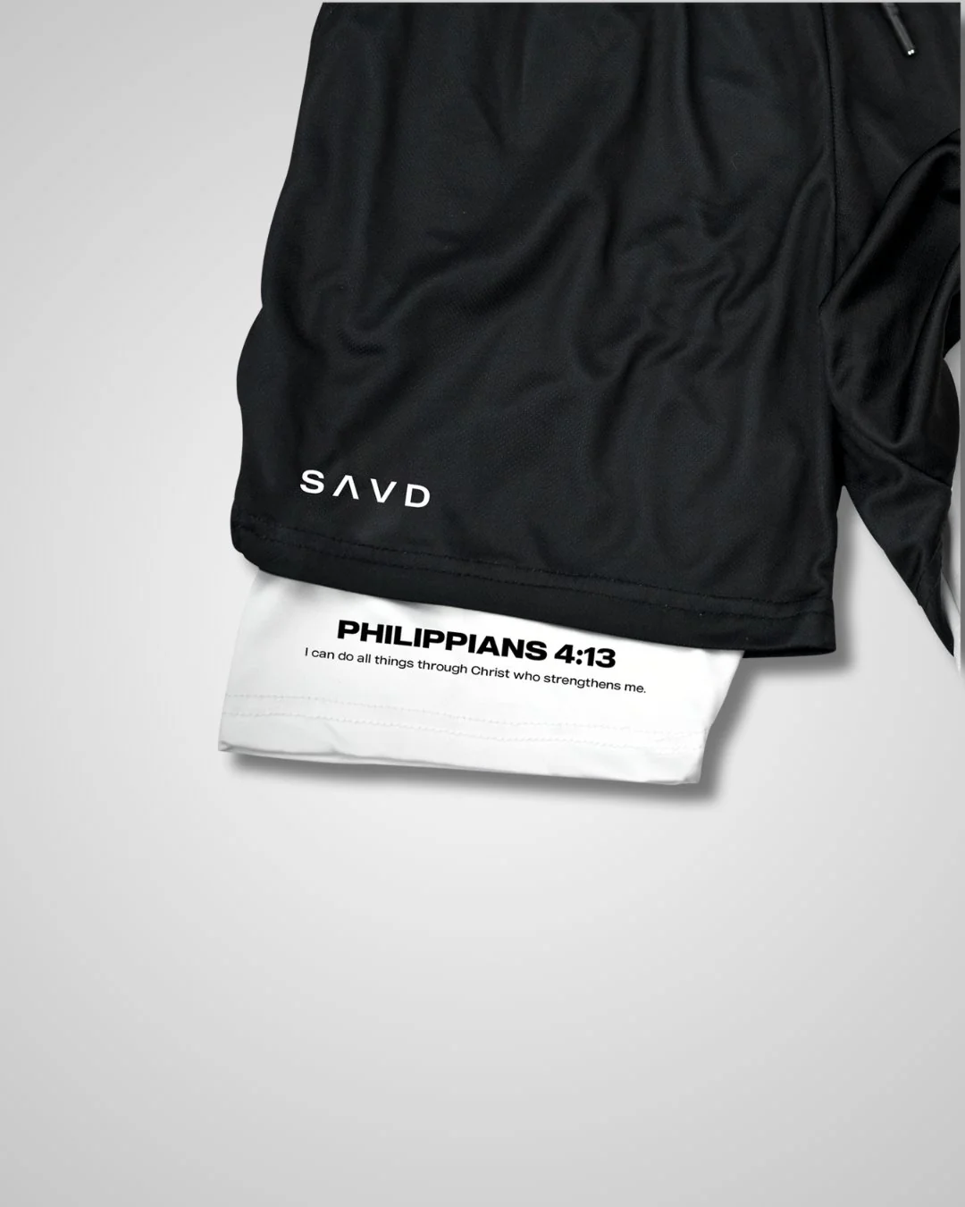 Philippians 4:13 Warrior Performance Shorts - Image 4