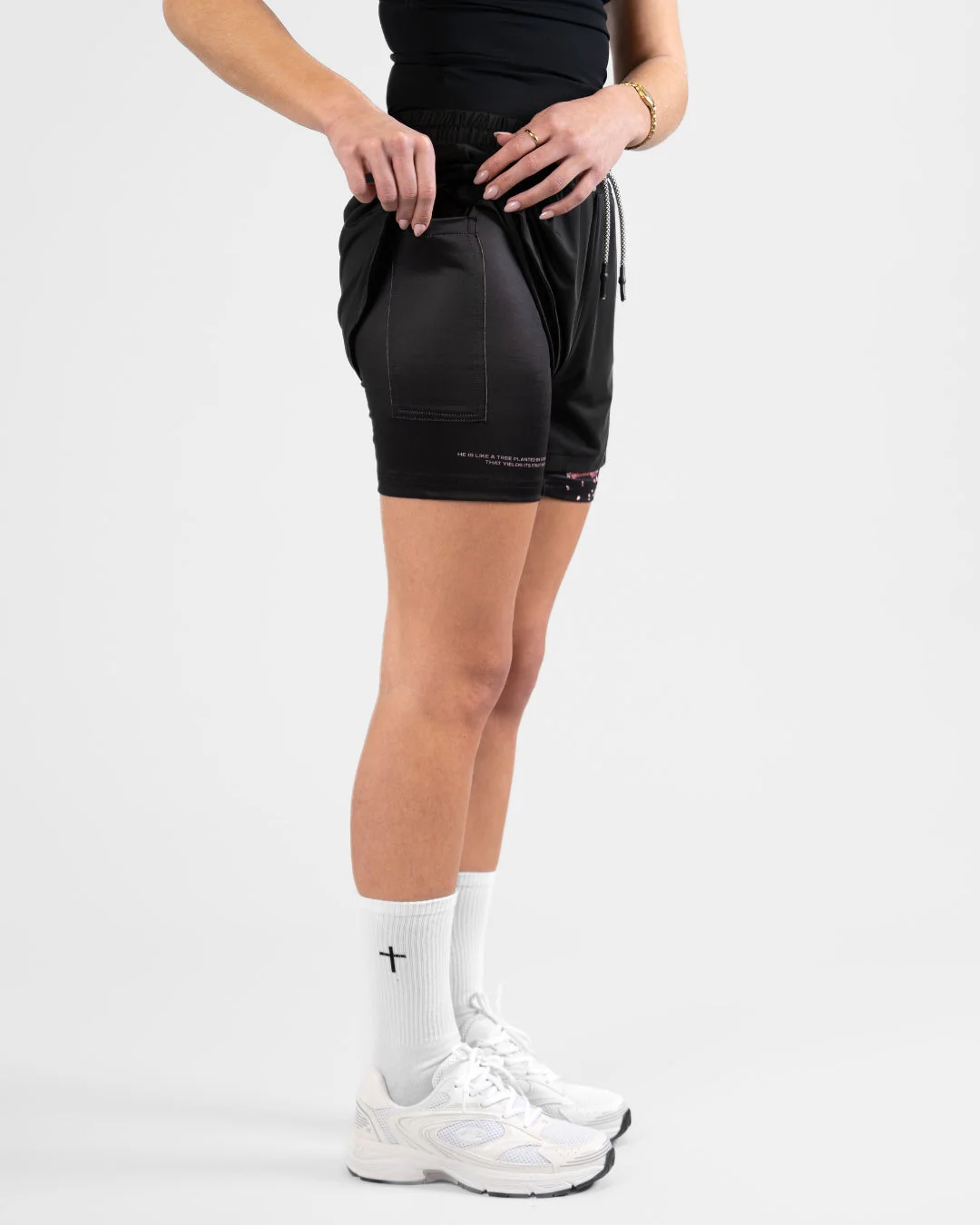 Psalm 1:3 'Planted by water' Women’s Performance Shorts - Image 7
