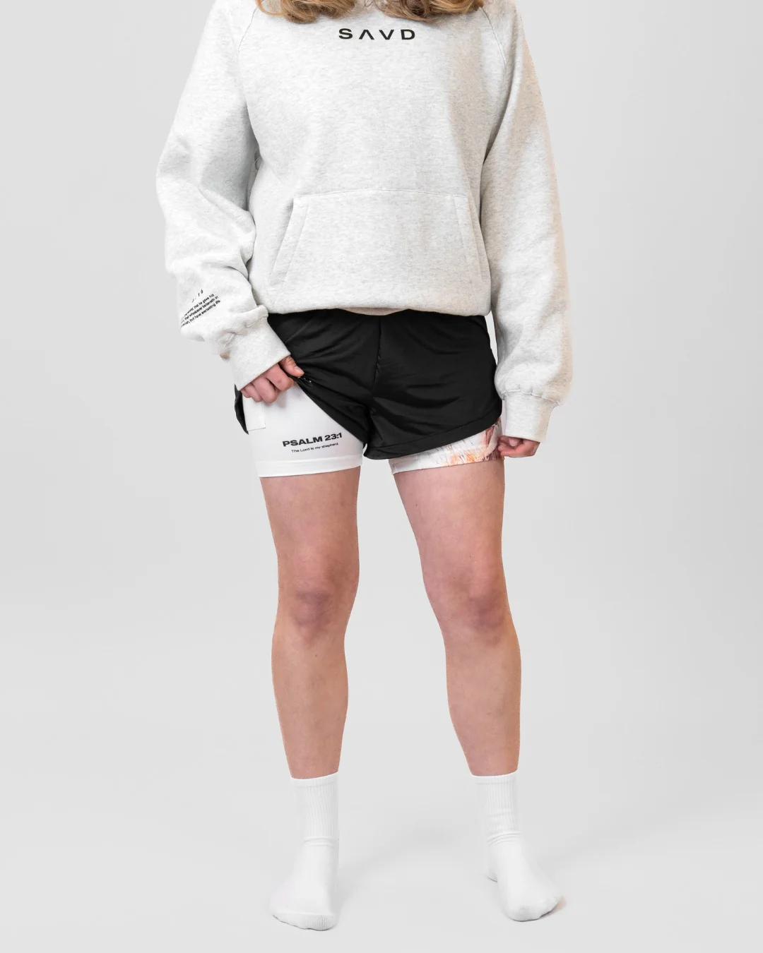 Psalm 23:1 'My Shepherd' Girls Performance Shorts - Image 7