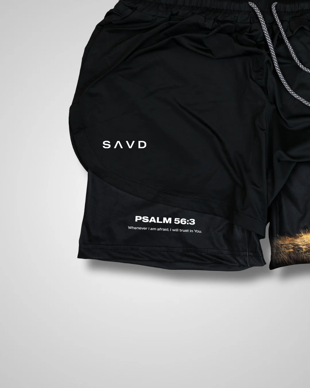 Psalm 56:3 'Fearless Trust' Girls Performance Shorts - Image 3