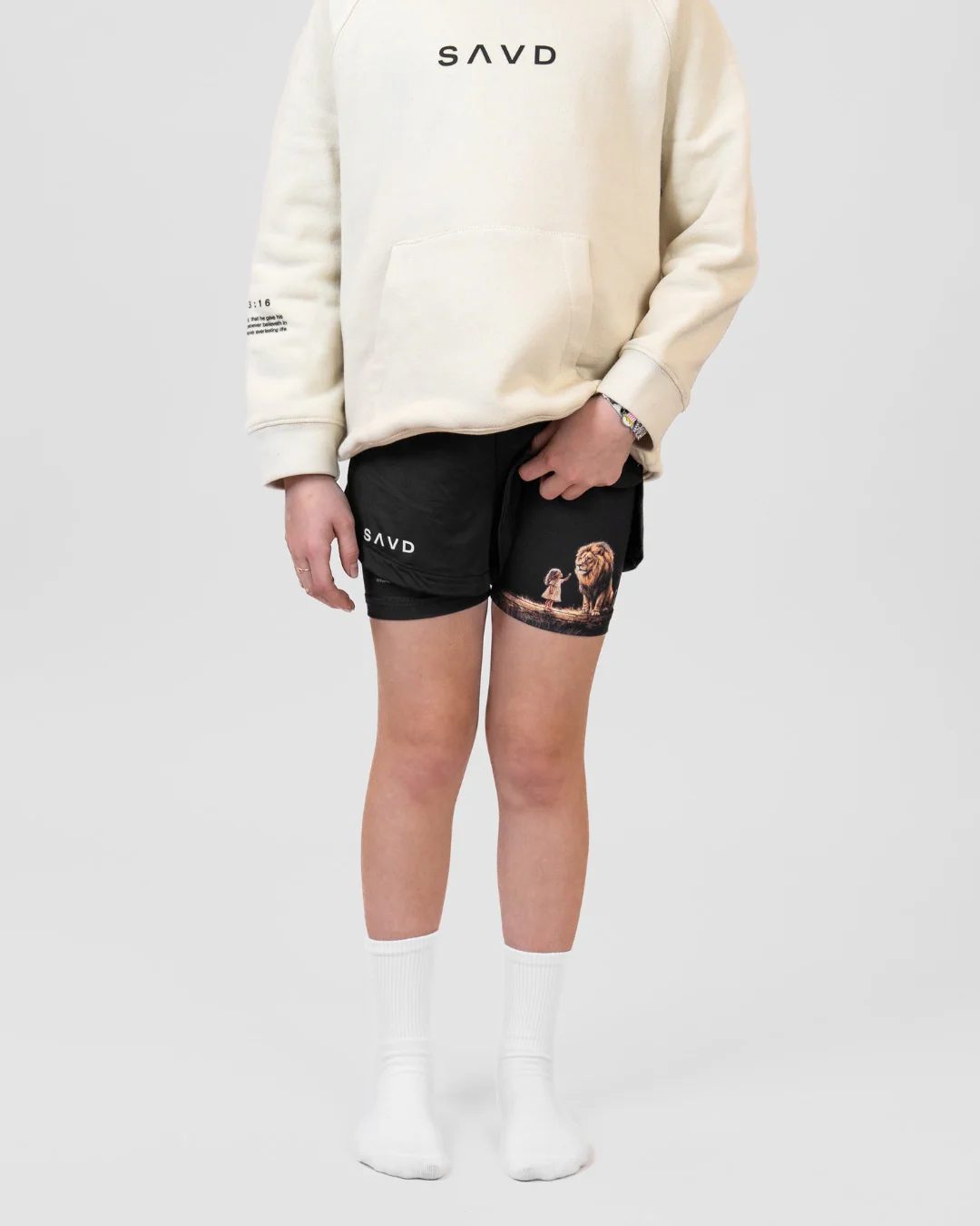 Psalm 56:3 'Fearless Trust' Girls Performance Shorts - Image 5