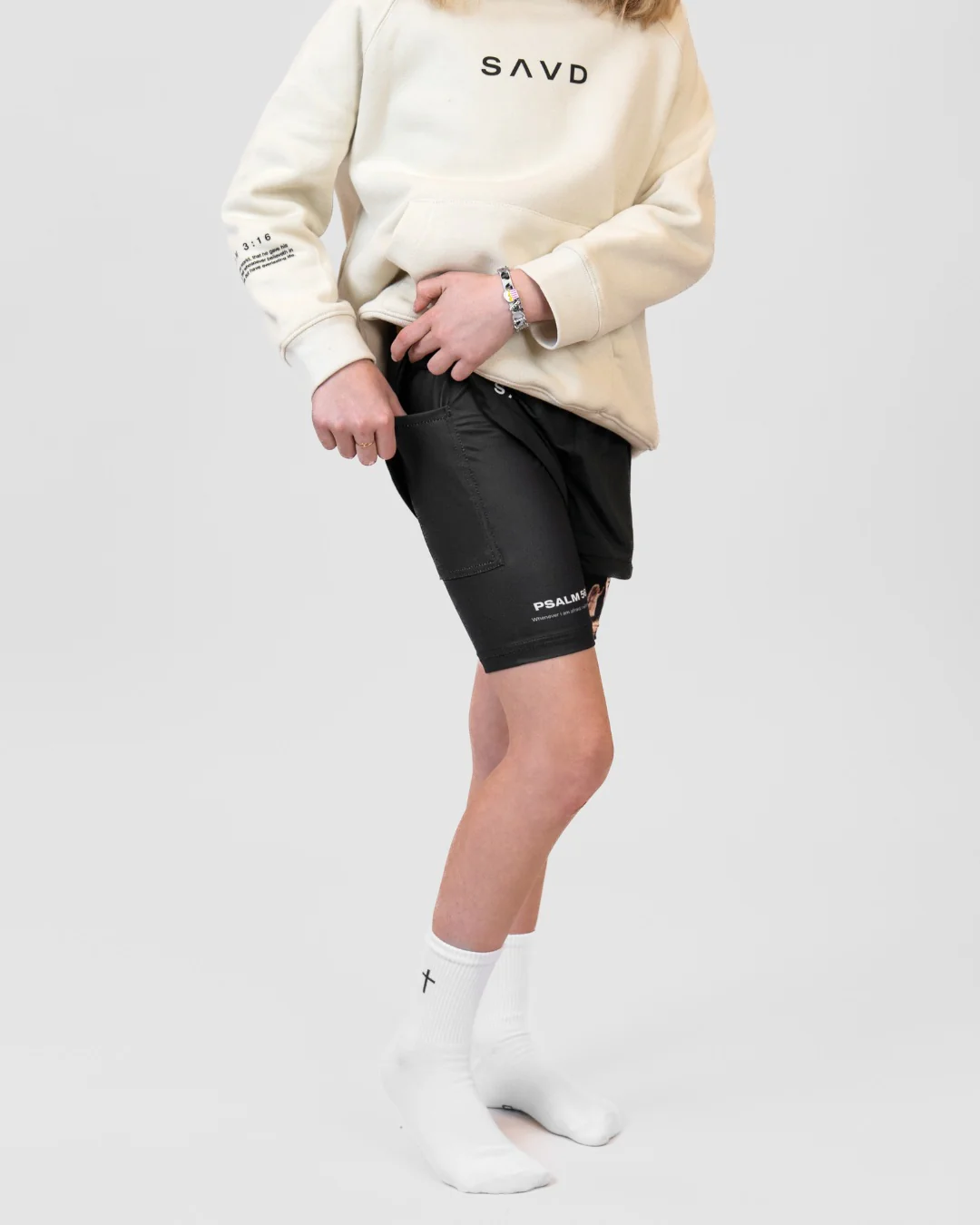 Psalm 56:3 'Fearless Trust' Girls Performance Shorts - Image 7