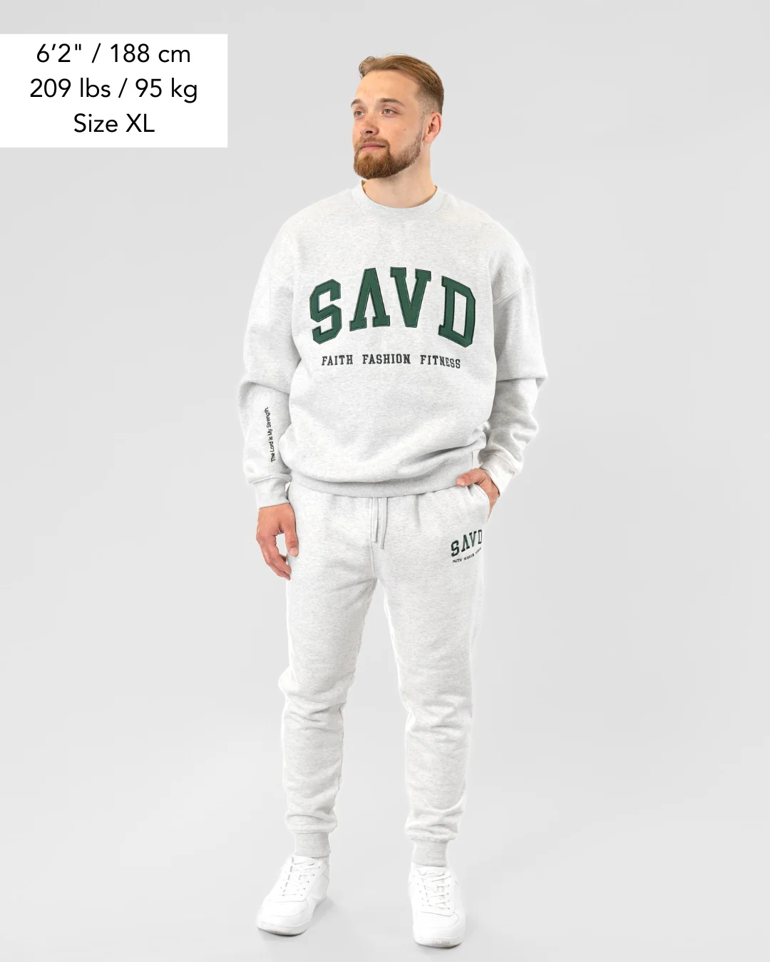 SAVD College Joggers – Cuffed Fit - Image 4