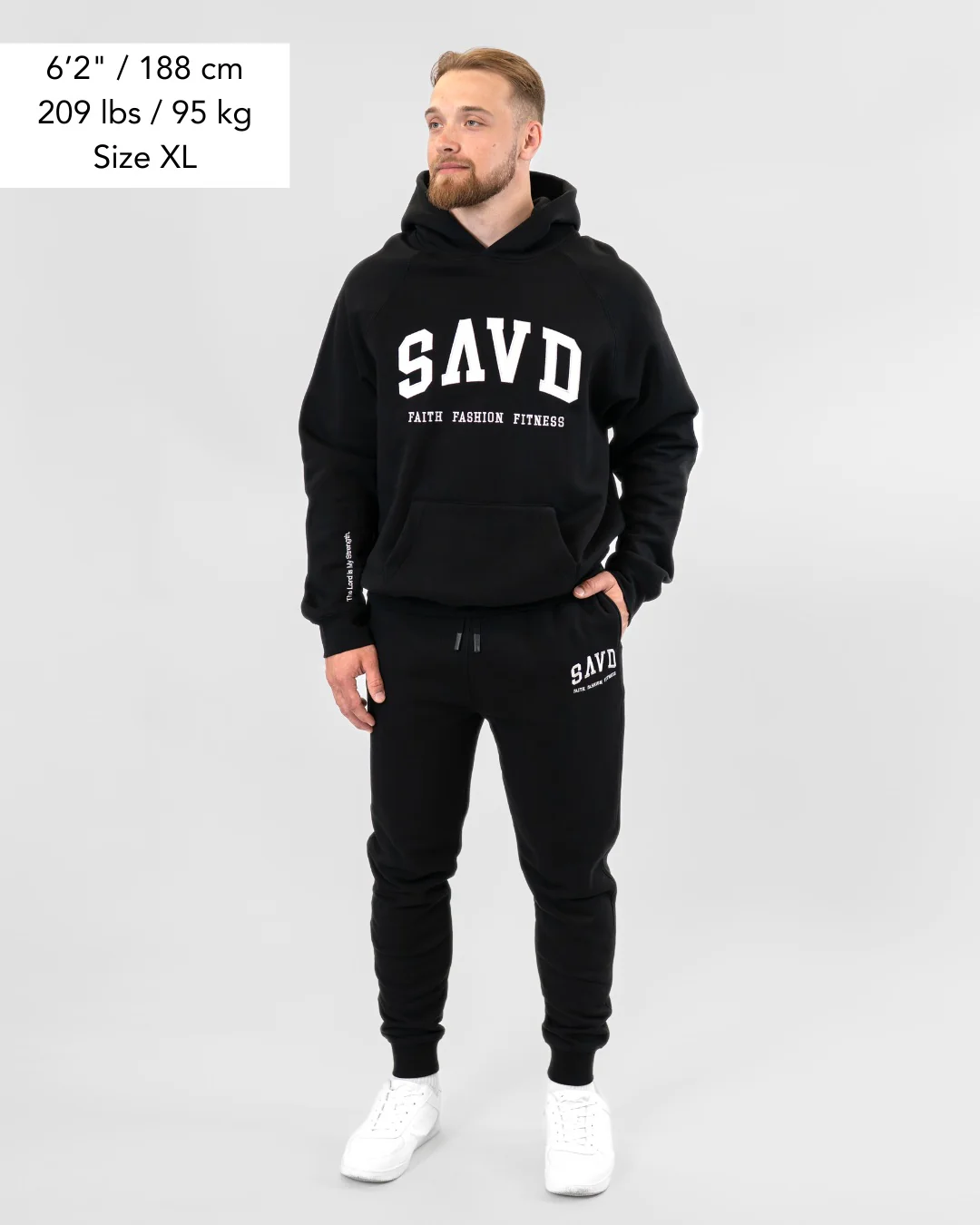 SAVD College Joggers – Cuffed Fit - Image 7