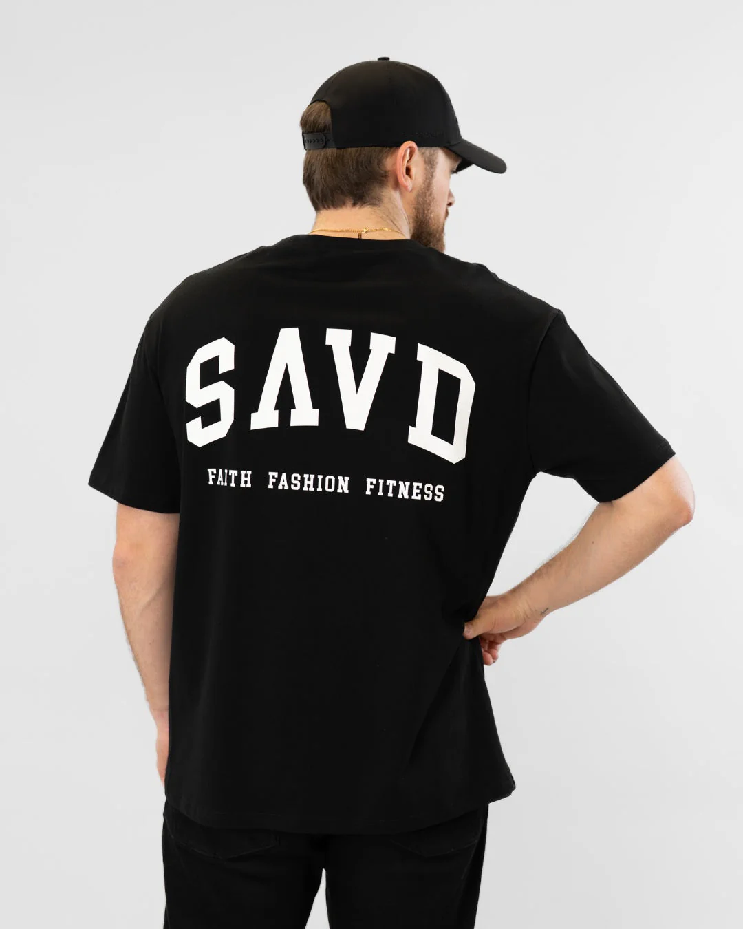 SAVD ’College’ Men’s Oversized T-Shirt - Image 9