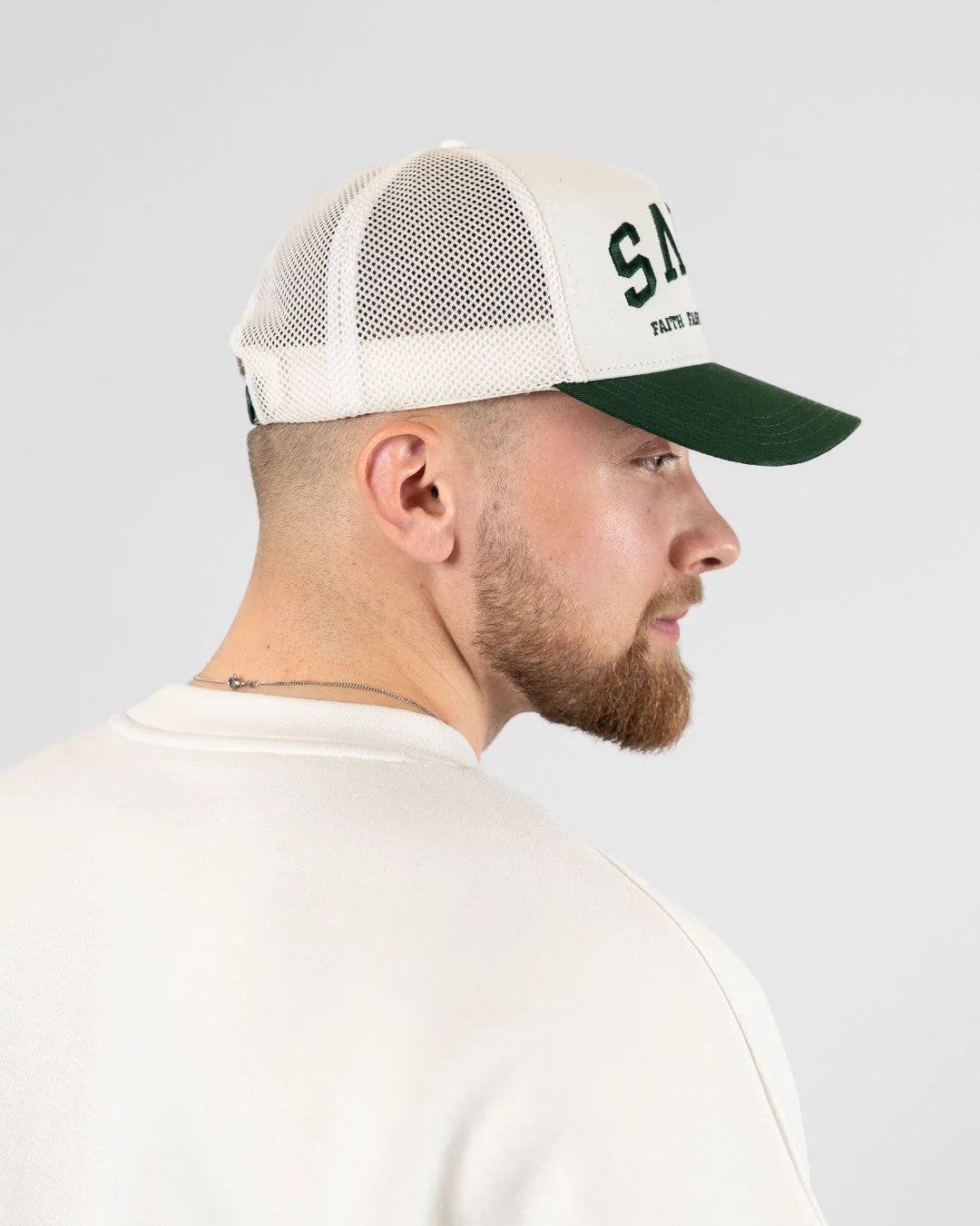 SAVD College Snapback White - Image 3