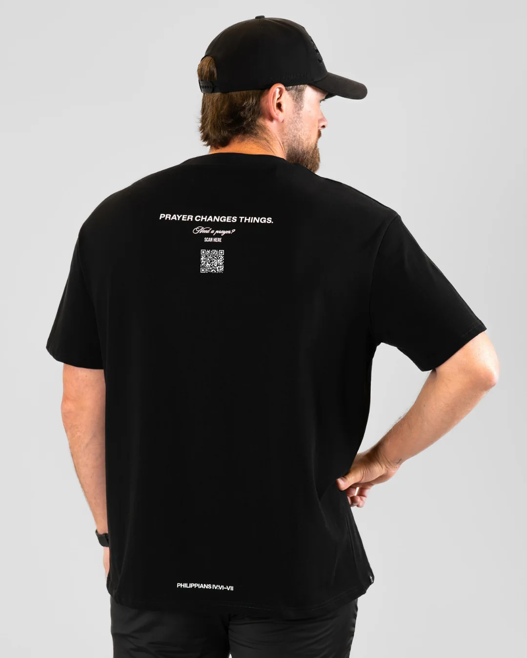 SAVD Prayer Mens Oversized T-shirt - Image 5