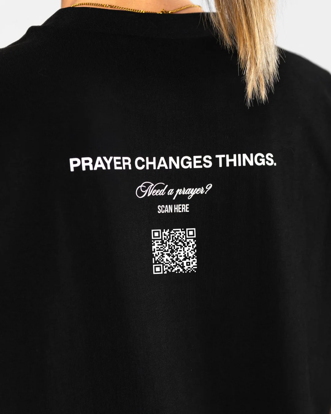 SAVD Prayer Womens Oversized T-shirt - Image 2