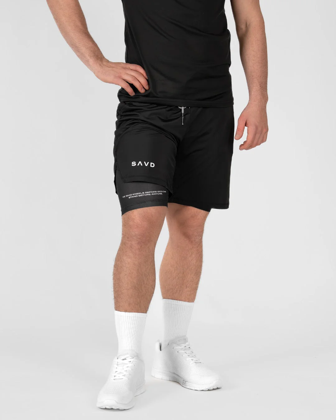 ’Warrior’s Prayer’ Men’s Performance Shorts - Image 7