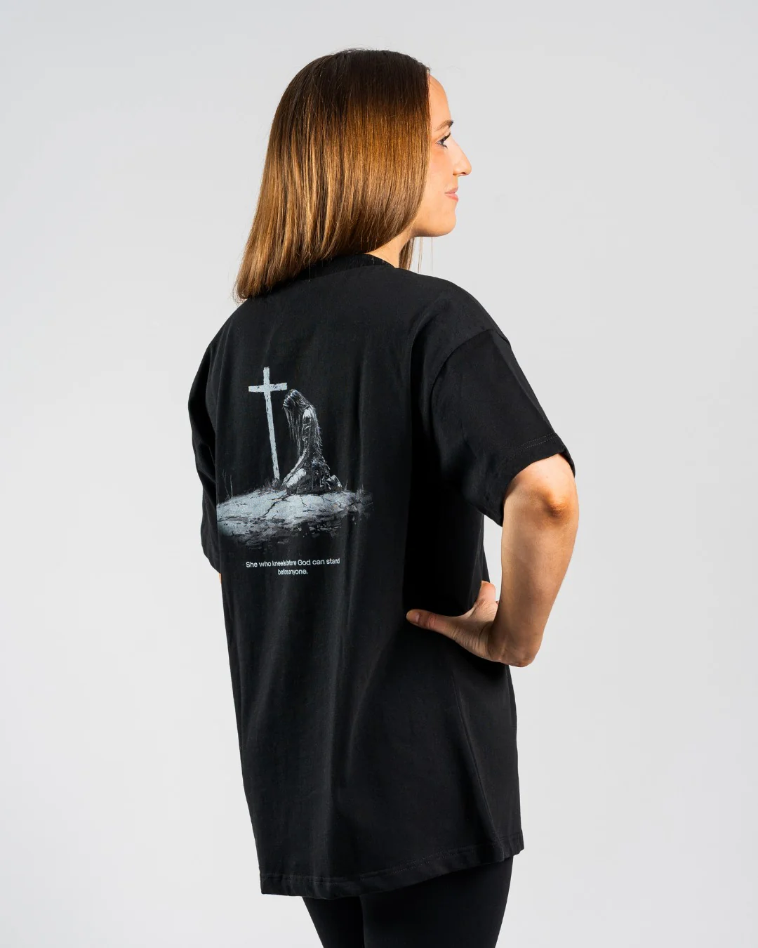 'Warrior's Prayer' Women’s Oversized T-Shirt - Image 5